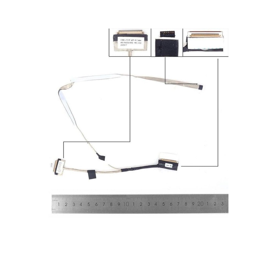 Cable lcd led dell latitude 3520 e3520 30pin 0.5. 0ddygx 450.0ng02.0002