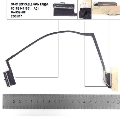 Cable lcd led asus rog 14 g14 ga401 ga401qm qh iv 40pin 0.5. 6017b1411601