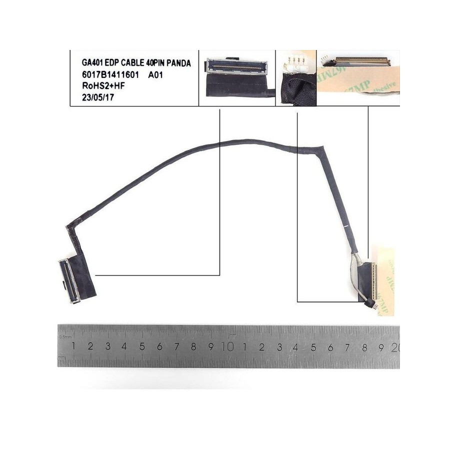 Cable lcd led asus rog 14 g14 ga401 ga401qm qh iv 40pin 0.5. 6017b1411601
