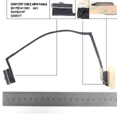 Cable lcd led asus rog 14 g14 ga401 ga401qm qh iv 40pin 0.5. 6017b1411601