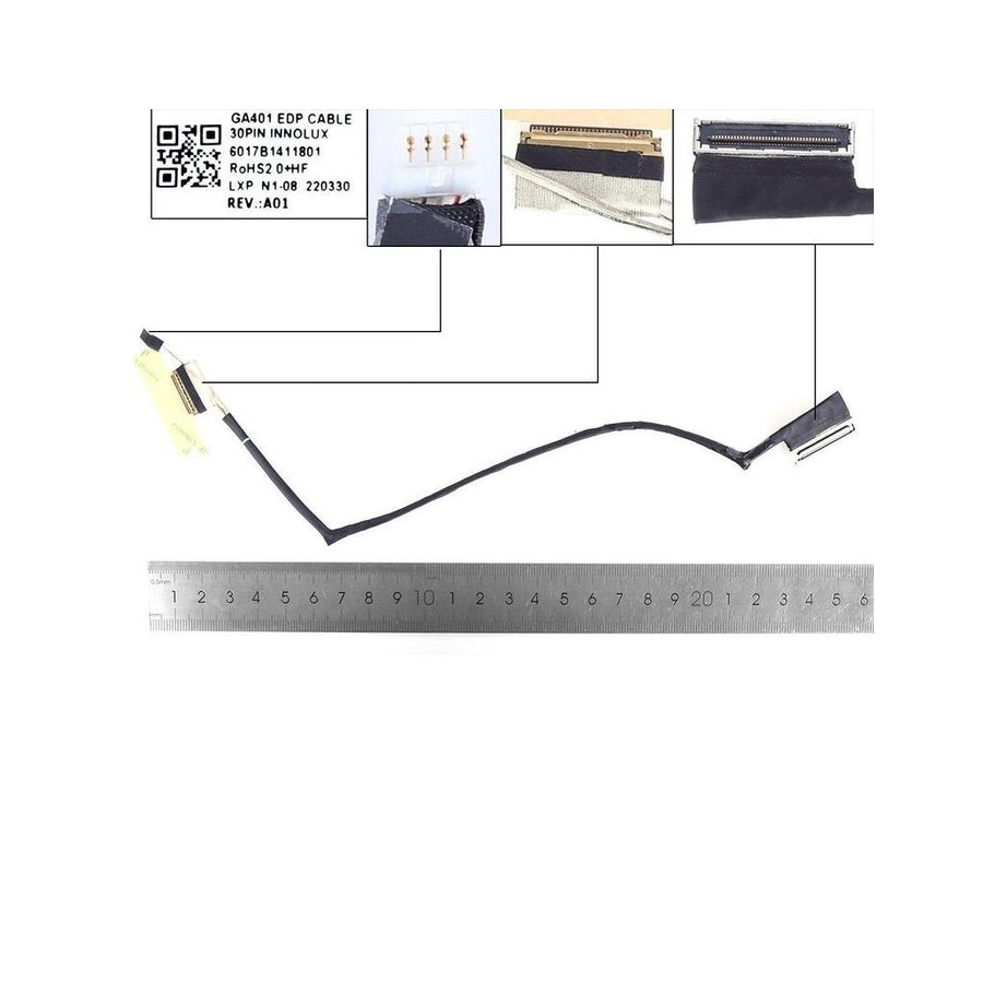 Cable lcd led asus rog 14 g14 ga401 ga401ih 30pin 0.5 6017b1411801