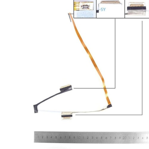 Cable lcd led dell inspiron 7500 7501 30pin 0.5 sin táctil hd. 0jv5n5 450.0kg06.0011