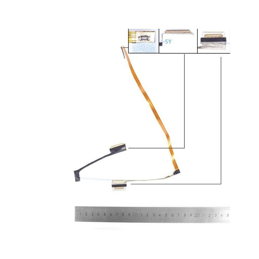 Cable lcd led dell inspiron 7500 7501 30pin 0.5 sin táctil hd. 0jv5n5 450.0kg06.0011