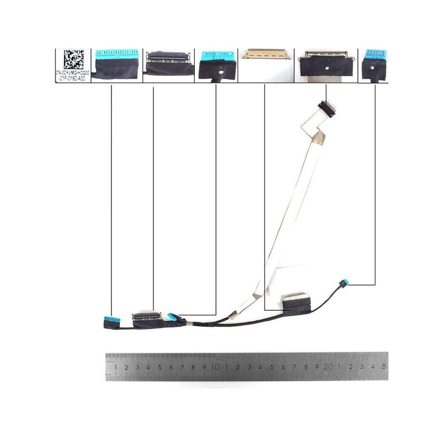 Cable lcd led dell latitude 5420 e5420 40pin0.5 ir 0ckvmg dc02c00rh00