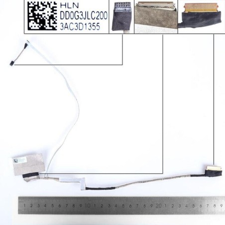 Cable lcd led hp 16 a tpn q241 40pin. dd0g3jlc200