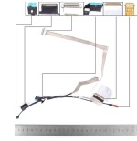 Cable lcd led dell 7420 e7420 7200 p135g 40pin 0.5. dc02c00r100 09wv8f