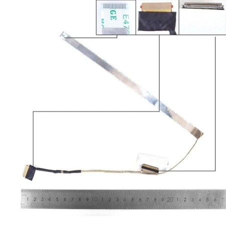 Cable lcd led hp 15 15 eh 15 eg tpn q245 40pin 0.5 dd0g7hlc000