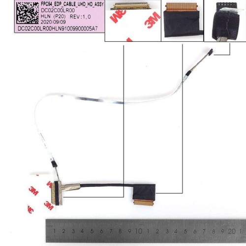 Cable lcd led hp air 15 dh tpn c143 4k 40pin 0.5 uhd 144hz dc02c00lr00