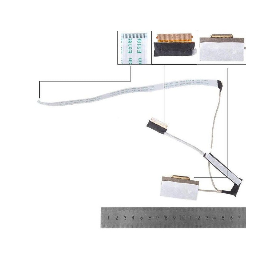 Cable lcd led hp 15 en 15 ek tpn q238 q236 0.5 40pin. dd0g3elc400 dd0g3elc100