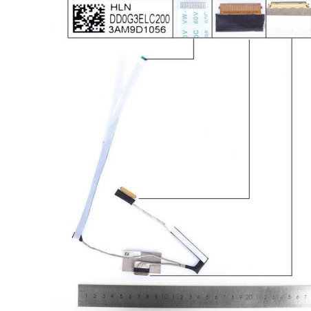 Cable lcd led hp tpn q236 q238 15 ek 15 en 30pin 0.5 dd0g3elc200