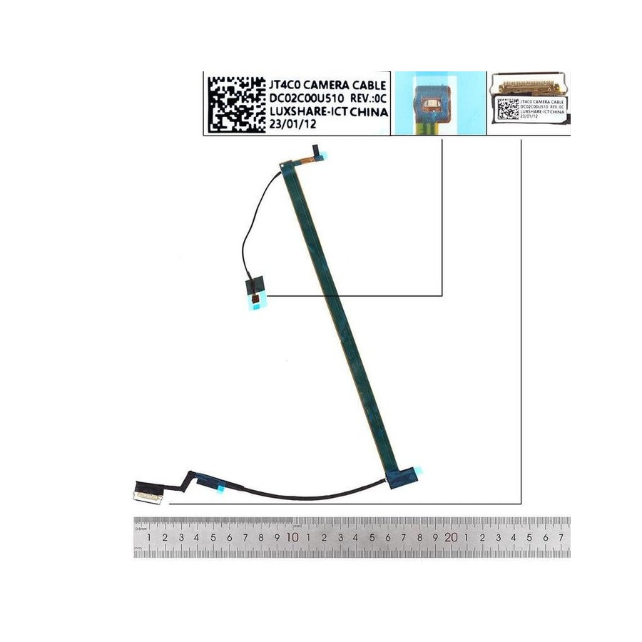 Cable lcd led lenovo jt4c0 thinkpad t14 gen 3 2d. dc02c00u520 dc02c00u510