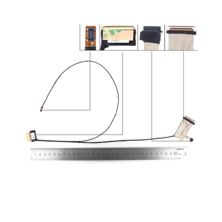 Cable lcd led asus x3400pa m3401q k3400p x3400ph 40pin 0.5 ddxjdblc100