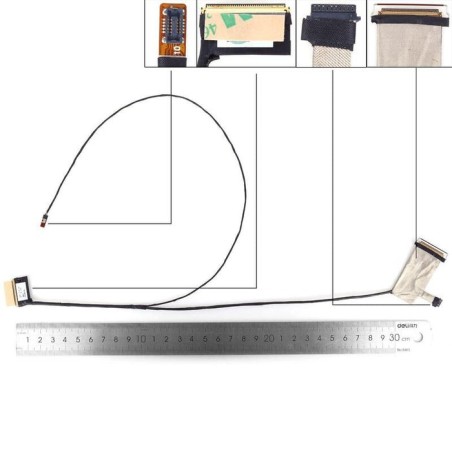 Cable lcd led asus x3400pa m3401q k3400p x3400ph 40pin 0.5 ddxjdblc100