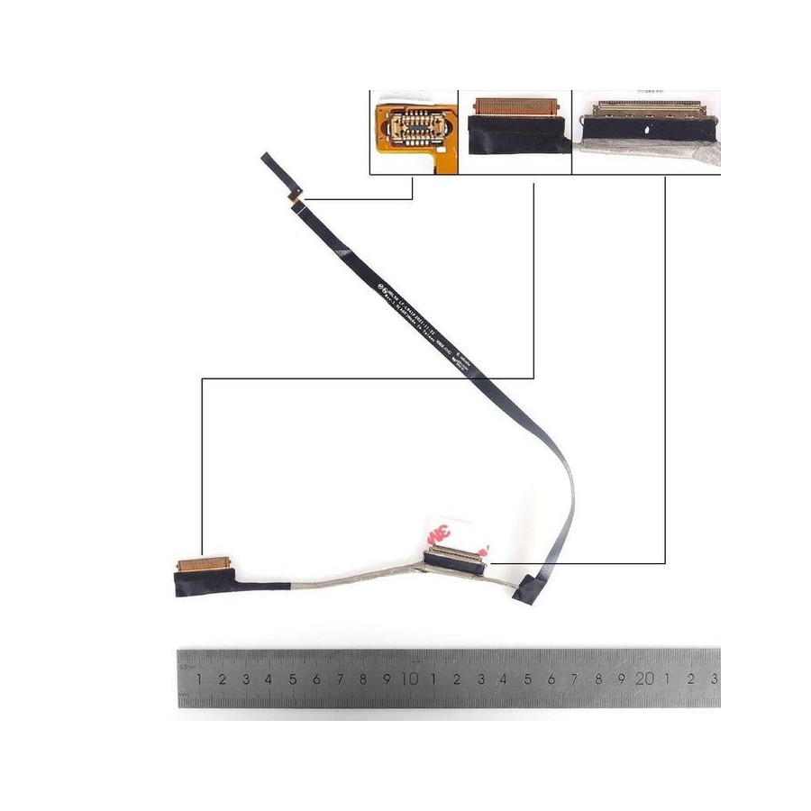 Cable lcd led dell inspiron 3520 3521 3525 40pin 0.5. 014f8f dc02004ej00
