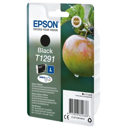 Tinta original epson t1291 tamaño l negro