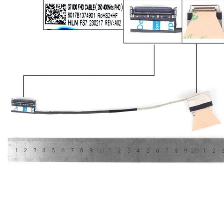 Cable lcd led hp 830 g7 835 g7 30pin0.5 fhd 250 400 nits 6017b1374901