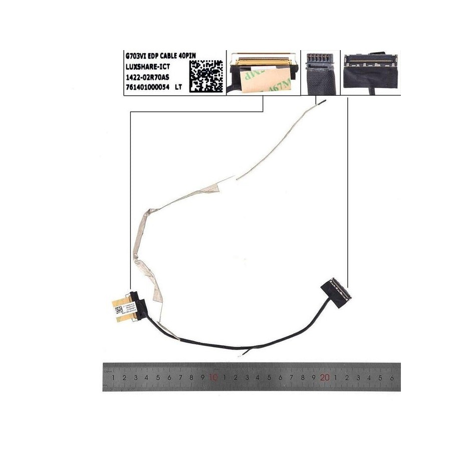 Cable lcd led asus g703vi gi v g gx g703 40pin. 1422 02r70as