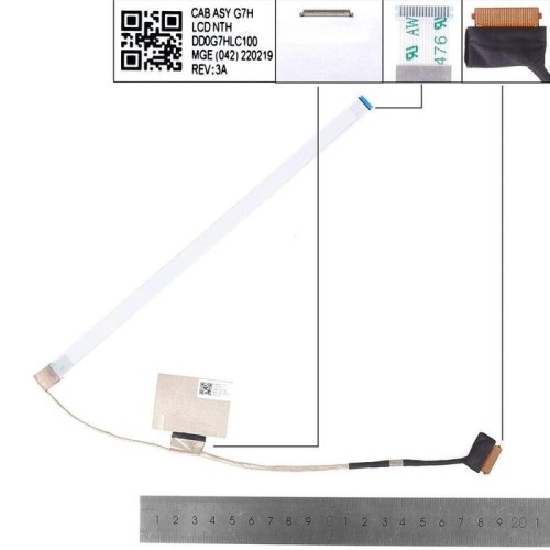 Cable lcd led hp 15 eg 15 eh tpn q245 30pin 0.5 dd0g7hlc100 dd0g7hlc120