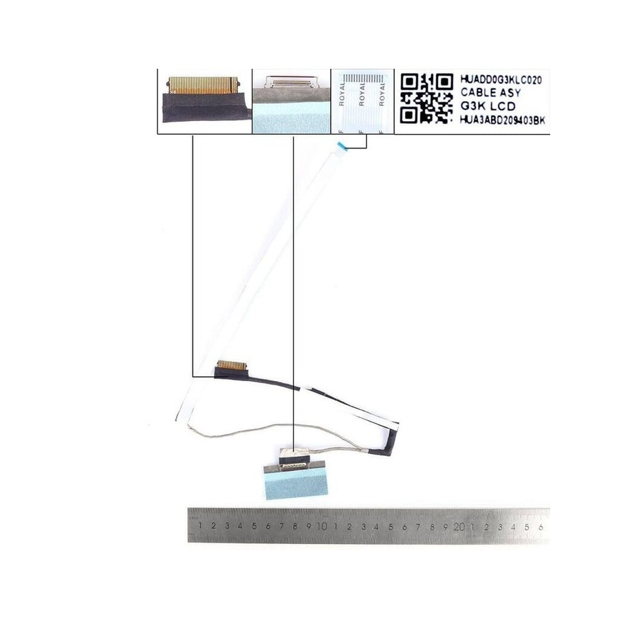 Cable lcd led hp tpn q265 16 b 30pin 0.5 60hz dd0g3klc020