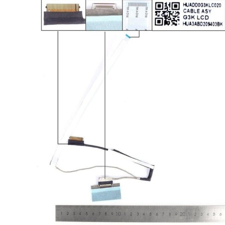 Cable lcd led hp tpn q265 16 b 30pin 0.5 60hz dd0g3klc020