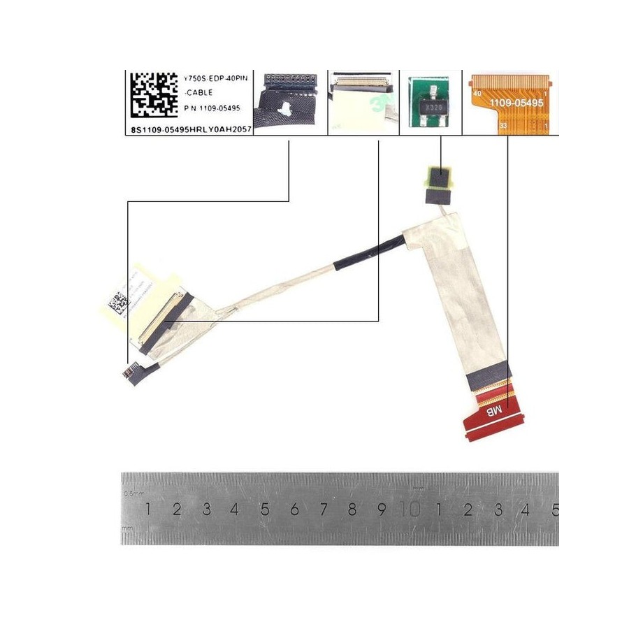 Cable lcd led lenovo s7 15arh5 15imh5 y750s y9000x r9000x 2021 40pin0.5 1109 05495