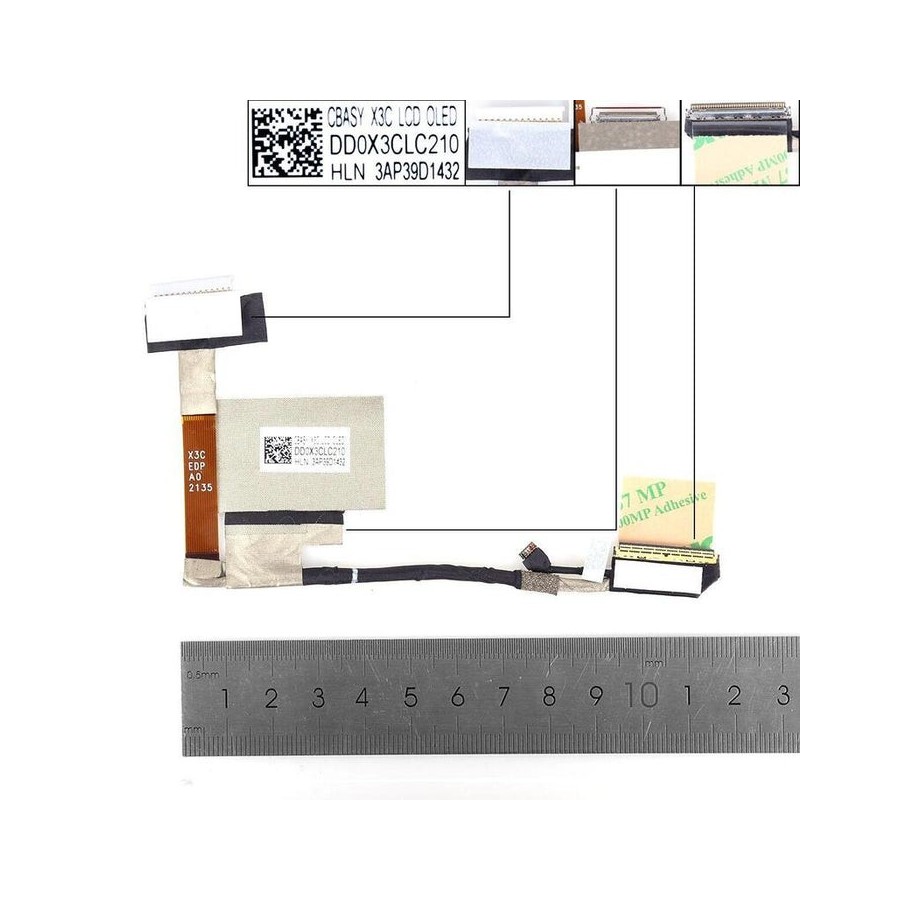 Cable lcd led hp spectre x360 14 ea tpn q250 40pin 0.5 dd0x3clc210