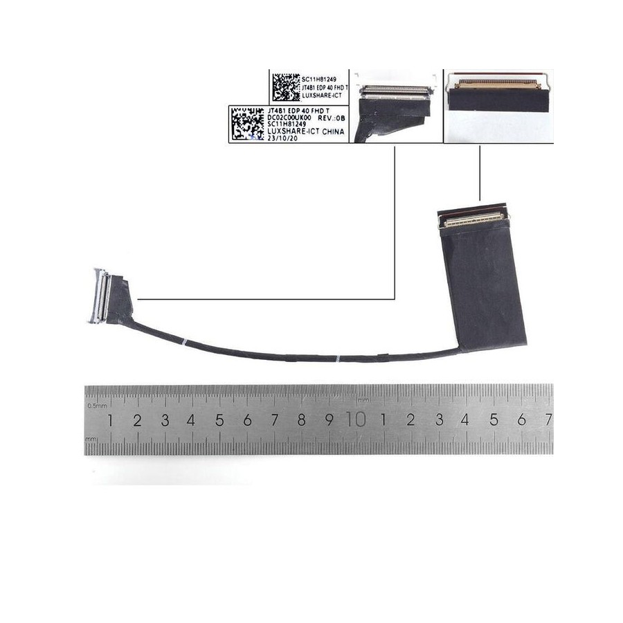 Cable lcd led lenovo thinkpad t14s gen 3 40pin 0.5 dc02c00uk00