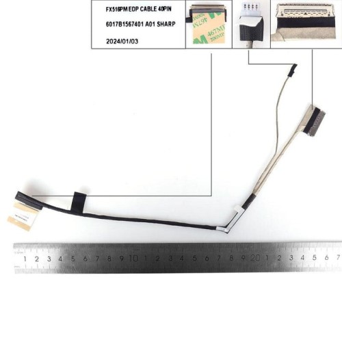 Cable lcd led asus air2021 fx516p pm pr tuf516 40pin 0.5 6017b1567401