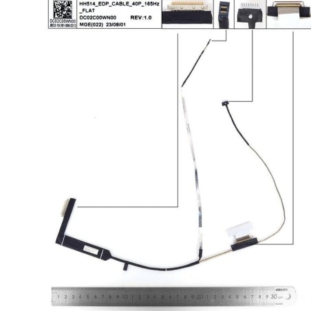 Cable lcd led acer an515 58 an515 46 an515 55 165hz 40pin0.5 dc02c00wn00 50. qfjn2. 007