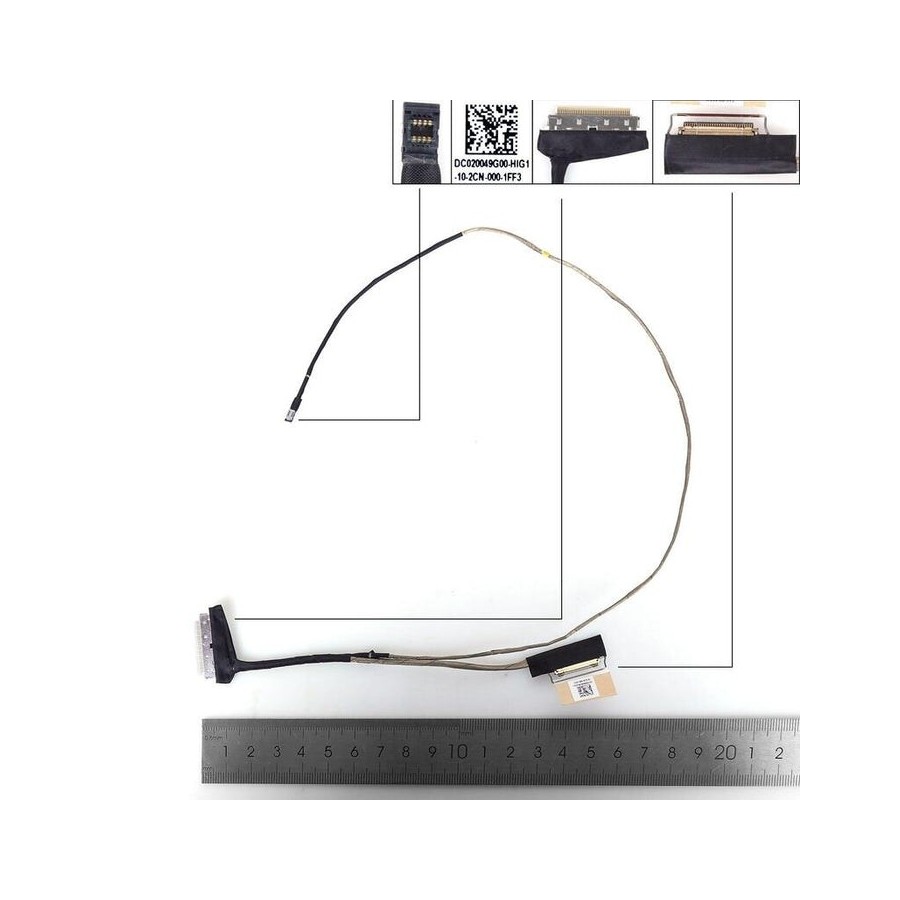 Cable lcd led acer a315 24p 30pin 0.5. dc020049g00