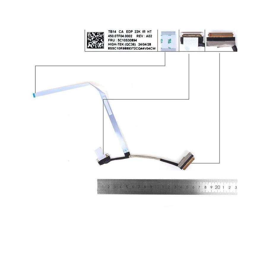 Cable lcd led lenovo thinkbook 14 g6 irl abp 2.2k ir 40pin0.4 450.0tf04. 0002 5c10s30894 5c11h81600