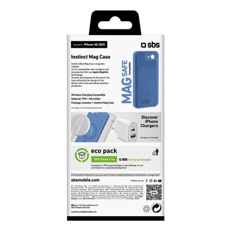 Sbs inminct funda mit magsafe para iphone 16e blue
