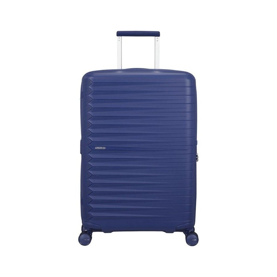 Maleta mediana american tourister fastforward spinner expansible 68cm 68x46x30cm 4 ruedas púrpura anochecer
