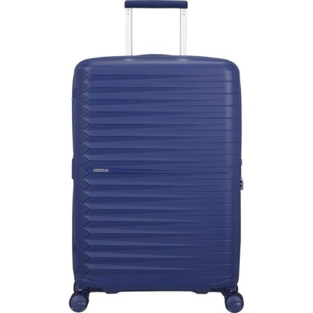 Maleta mediana american tourister fastforward spinner expansible 68cm 68x46x30cm 4 ruedas púrpura anochecer