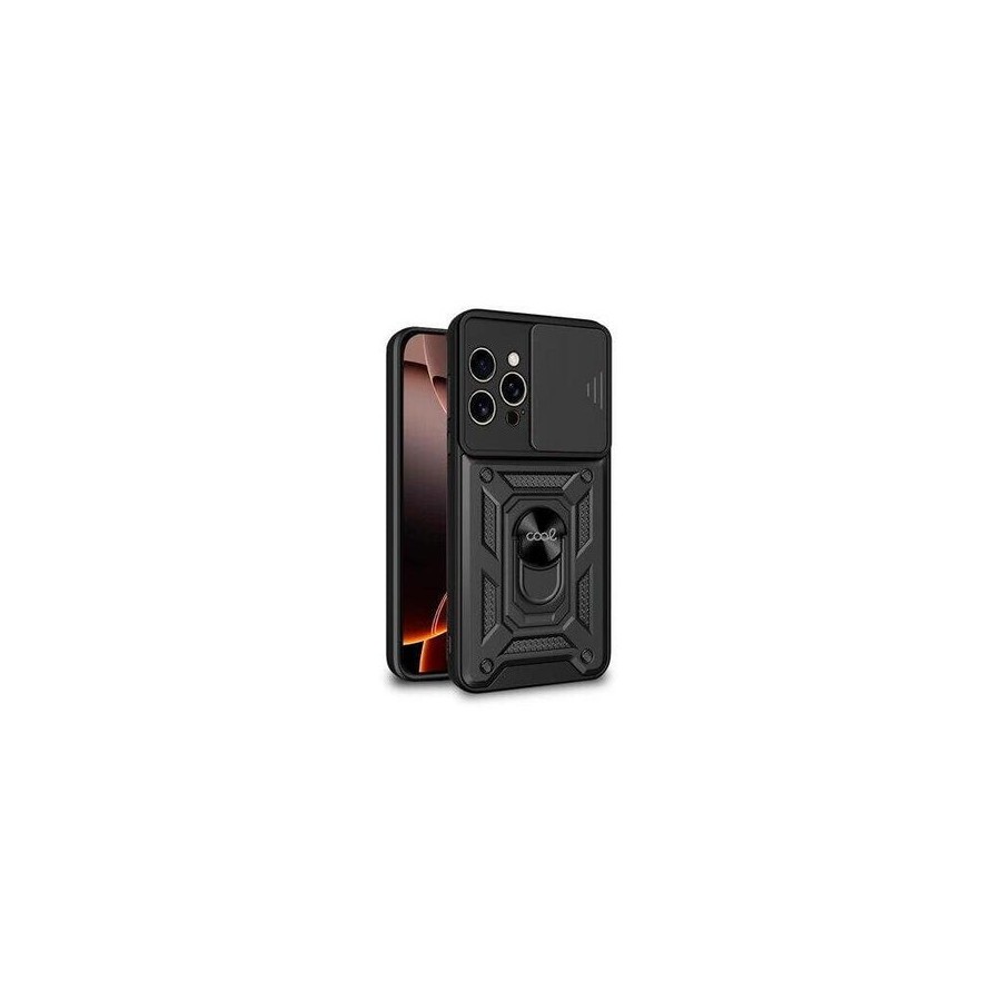 Funda cool iphone 16 pro hard ring negro