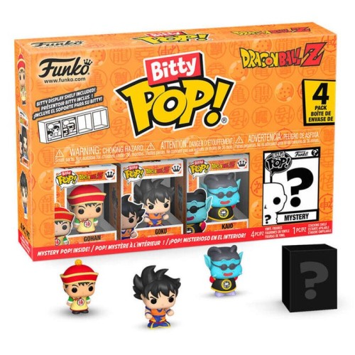 Blister 4 figuras bitty pop dragon ball z cell