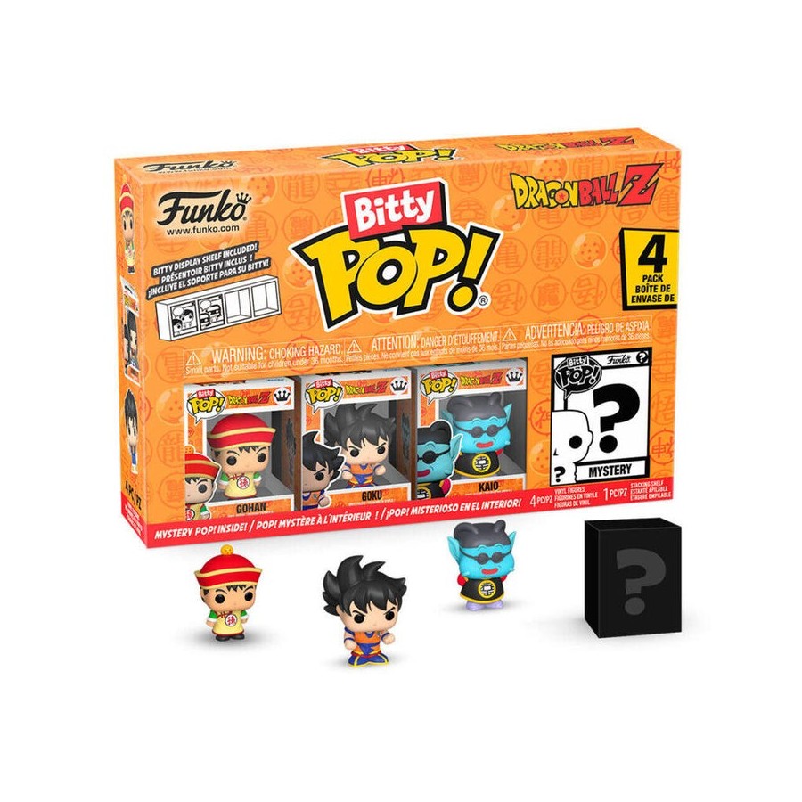 Blister 4 figuras bitty pop dragon ball z cell