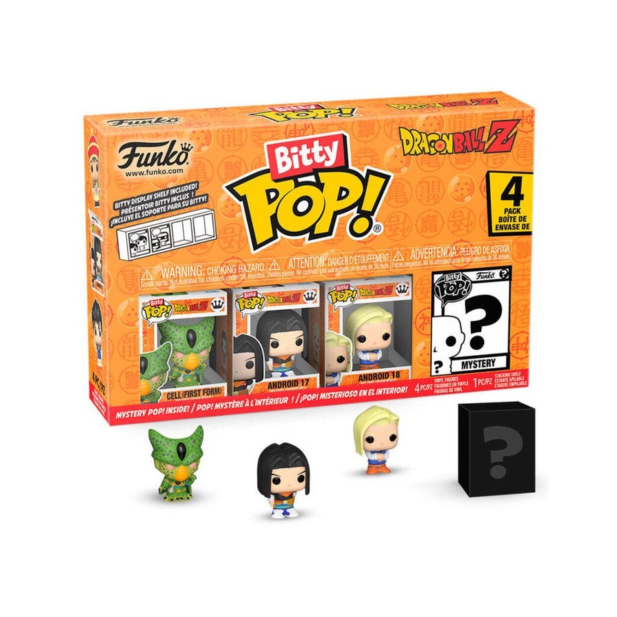 Blister 4 figuras bitty pop dragon ball z frieza