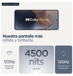 Motorola edge 60 fusion (6.67") sim doble android 15 5g usb tipo c 8 gb 256 gb 5200 mah gris