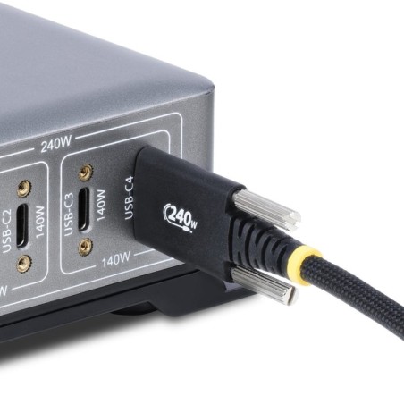Cable cargador usb-c de 2m - usb tipo c de 240w