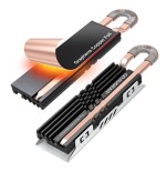 Disipador de calor graugear heatpipe ssd m.2 nvme 2280 graphene-copper