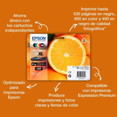 Tinta original epson 33 4.5 ml magenta