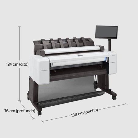 Impresora hp designjet multifunción postscript t2600 36 pulgadas
