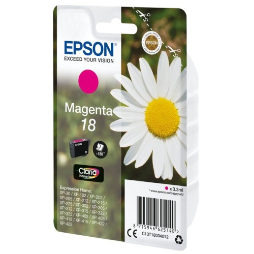 Tinta original epson 18 3.3 ml magenta