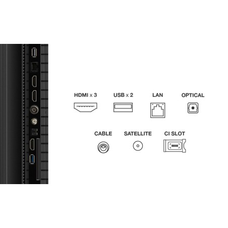 Televisor tcl qled 75p7k 75' ultra hd 4k smart tv wifi