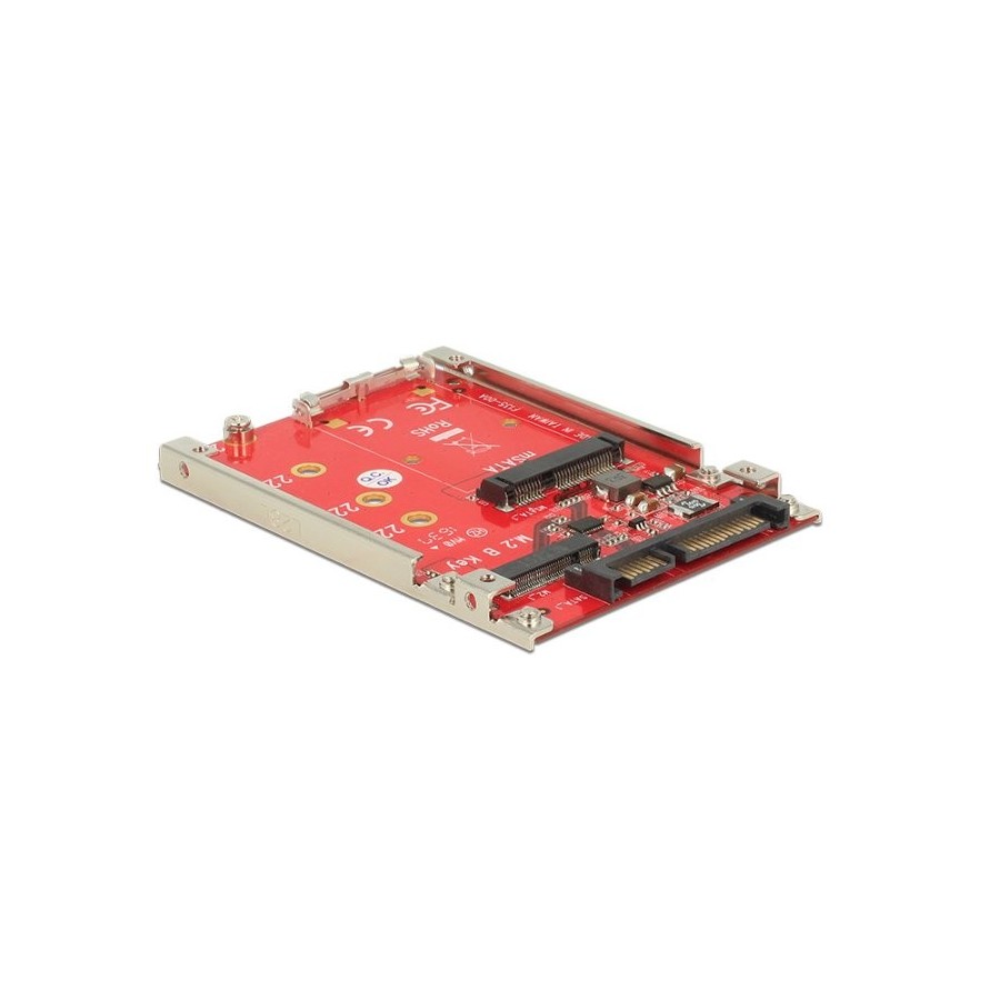 Delock convertidor 2.5'' sata 22 pin  m.2 / msata 7 mm