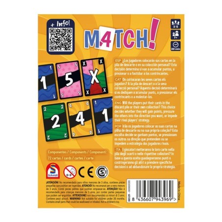 Juego de mesa match pocket