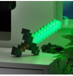 Lámpara paladone minecraft espada de diamante