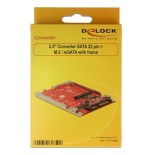 Delock convertidor 2.5'' sata 22 pin  m.2 / msata 7 mm