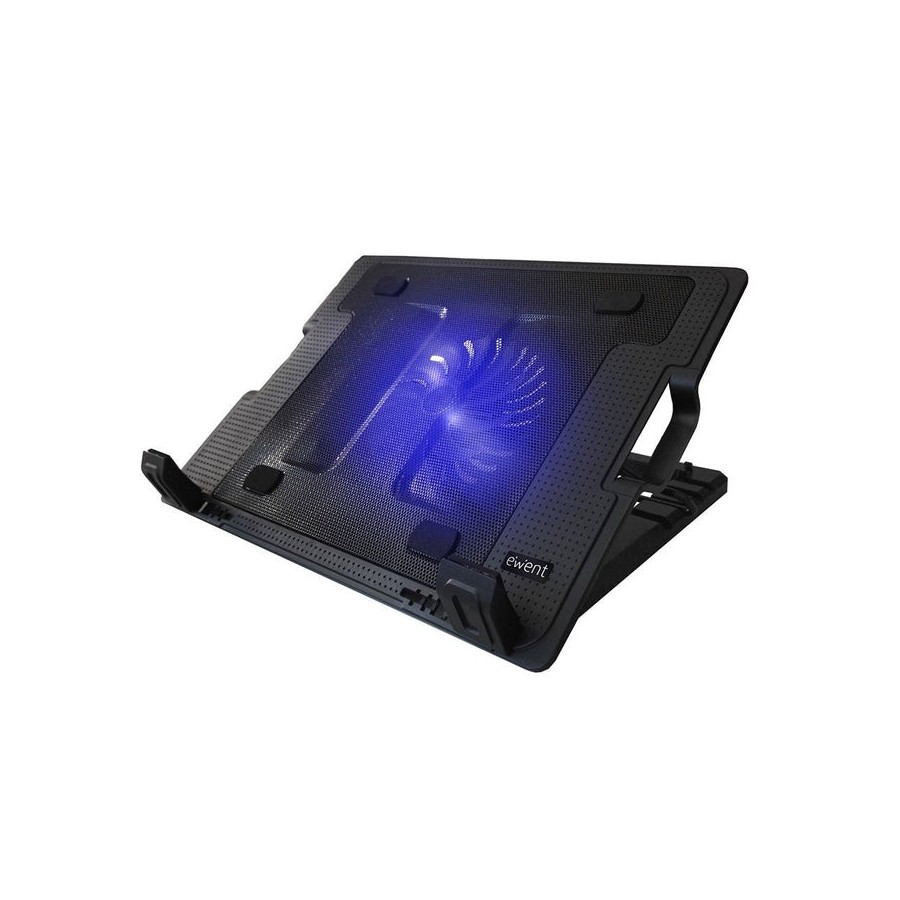 Ewent disipador portatil hasta 17"1 ventilador 2 puertos usb ew1258